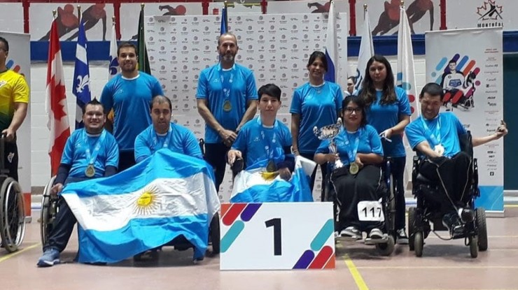 Boccia: la varelense Aylen Flores se coronó campeona del mundo